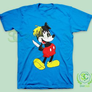 Xxxtentacion-Mickey-Mouse-Blue-T-Shirt