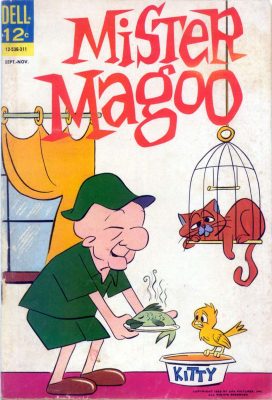 Unique Artwork with Classic Style Mr Magoo Comic Cover