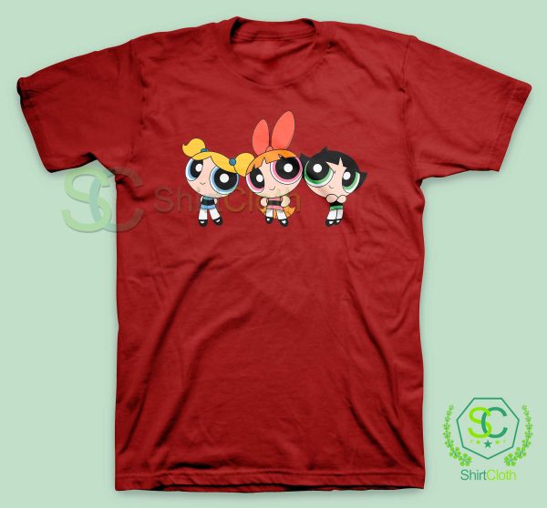 The-Powerpuff-Girls-Cartoon-Red-T-Shirt