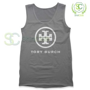 Tory-Burch-Logo-Grey-Tank-Top