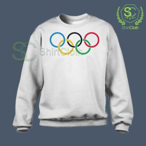 Olympic-Rings-White-Sweatshirt