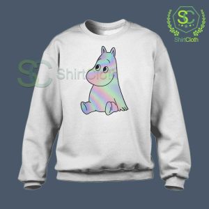 Moomins-90s-Holographic-Sweatshirt-White